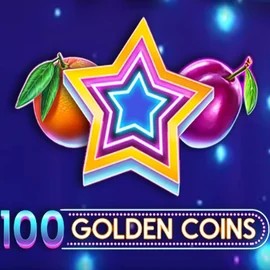100 Golden Coins slot logo by Amusnet Interactive at Casinoly Casino