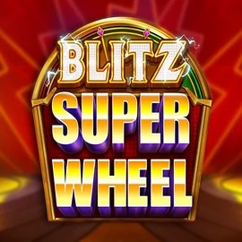 Blitz Super Wheel online game logo by Pragmatic Play on casinoslycasinos.com
