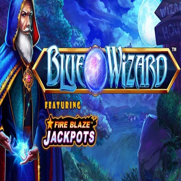 Blue Wizard Fire Blaze Jackpots game by Rarestone Gaming – logo hosted on Casinoly Casino