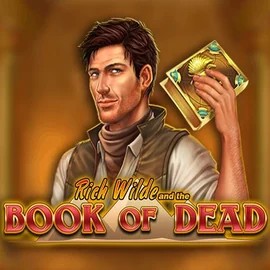 Book of Dead slot logo by Play’n GO at Casinoly Casino
