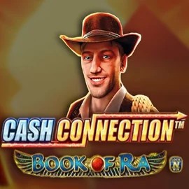 Cash Connection Book Of Ra by Novomatic, showcased at casinoslycasinos.com – game logo