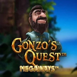 Gonzo's Quest Megaways by Red Tiger Gaming, showcased at casinoslycasinos.com – game logo