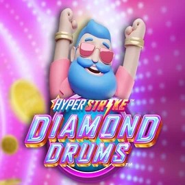Official Slots logo: Hyper Strike Diamond Drums by Gameburger Studios at Casinoly Casino