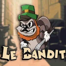Le Bandit slot logo by Hacksaw Gaming at Casinoly Casino