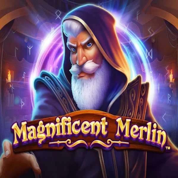 Magnificent Merlin casino game by Greentube – featured logo at Casinoly Casino