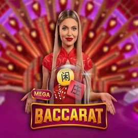 Live Casino logo of Mega Baccarat from Pragmatic Play at Casinoly Casino