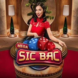 Official Live Casino logo: Mega Sic Bac by Pragmatic Play at Casinoly Casino