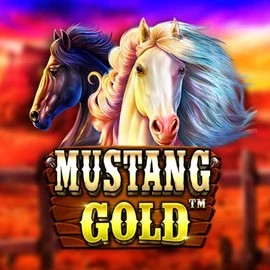 Mustang Gold slot visual from Pragmatic Play available on casinoslycasinos.com
