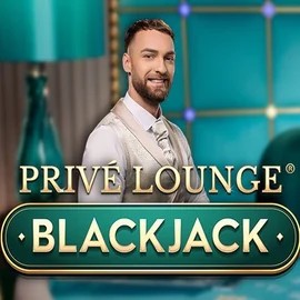 Privé Lounge Blackjack slot logo by Pragmatic Play at Casinoly Casino
