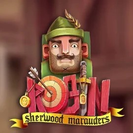 Robin Sherwood Marauders online game logo by Yggdrasil on casinoslycasinos.com