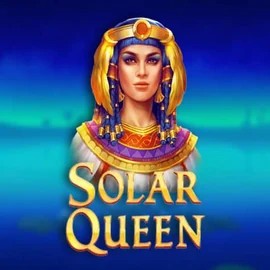 Solar Queen slot logo by Playson at Casinoly Casino