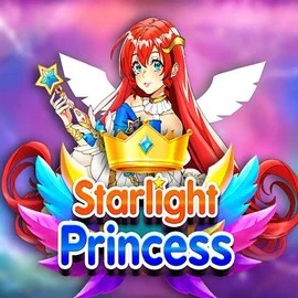 Starlight Princess online game logo by Pragmatic Play on casinoslycasinos.com
