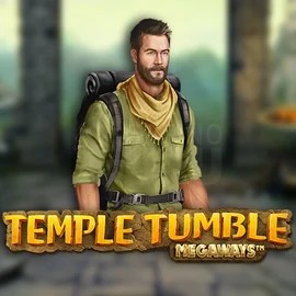 Temple Tumble Megaways slot visual from Relax Gaming available on casinoslycasinos.com
